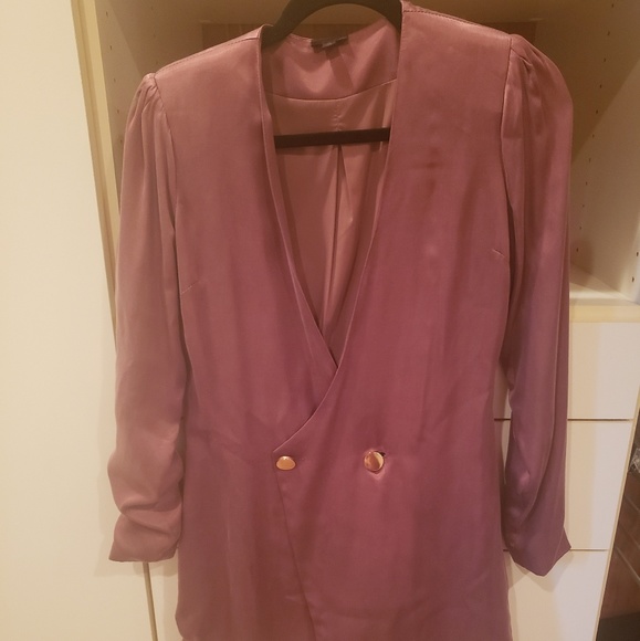 chocolate blazer dress